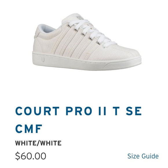 💥SOLD💥K-Swiss COURT PRO II shoes (100% Authentic - Picture 2 of 6